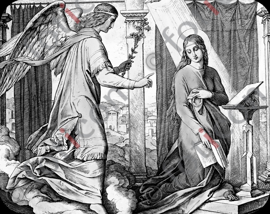 Verkündigung an Maria | Annunciation (foticon-simon-043-sw-002.jpg)